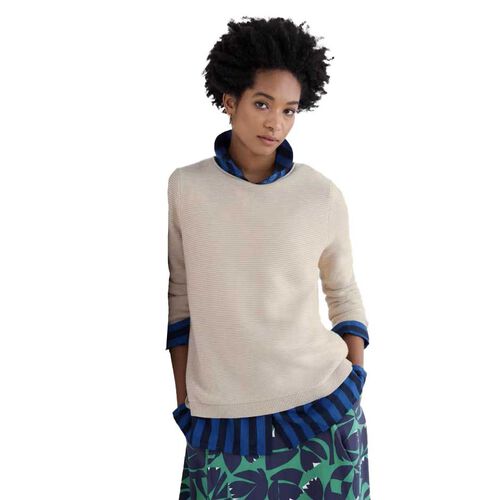 Seasalt Cornwall Makers Jumper Limestone