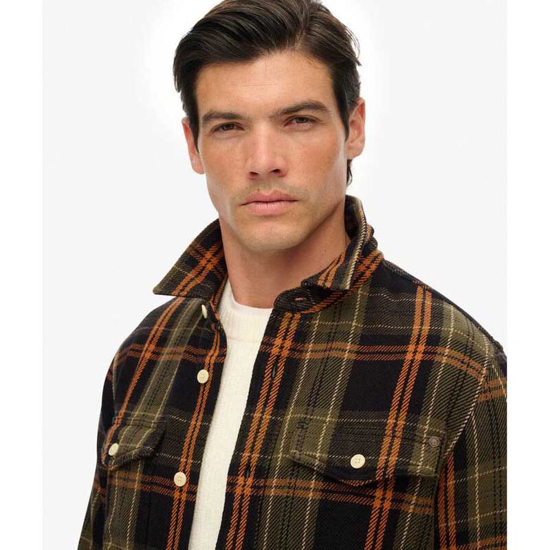 Superdry Merchant Heavy Checked Shirt image number 2