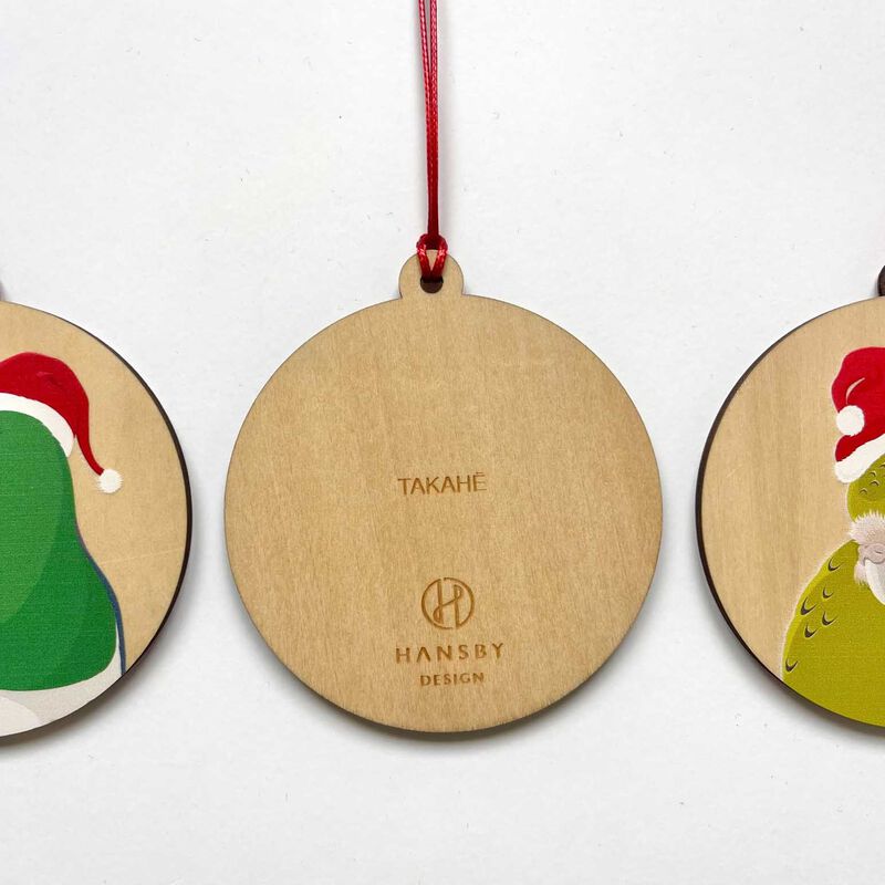 Hansby Design Tui Christmas Baubles Set Of 4 image number 2