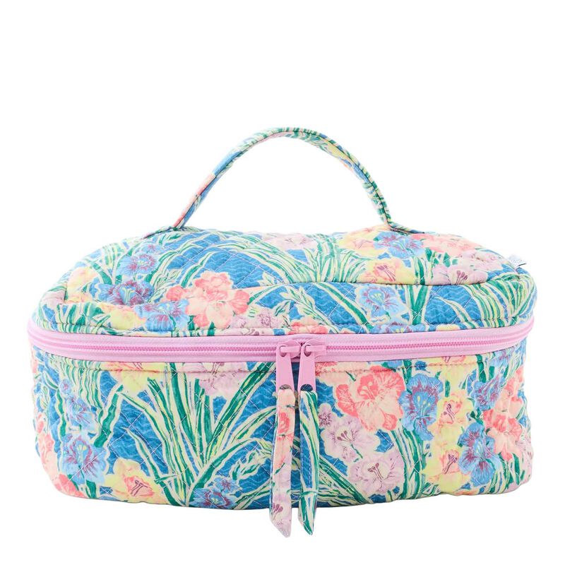 Kip&Co X Anna Spiro Gladiolus Quilted Cotton Toiletry Case image number 0