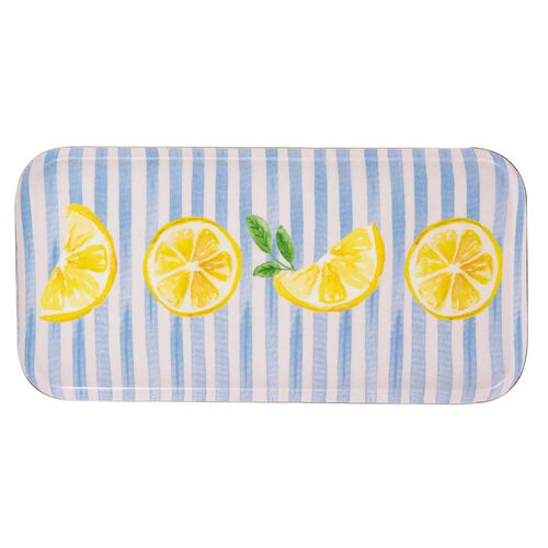 Ladelle Capri Rectangular Metal Tray