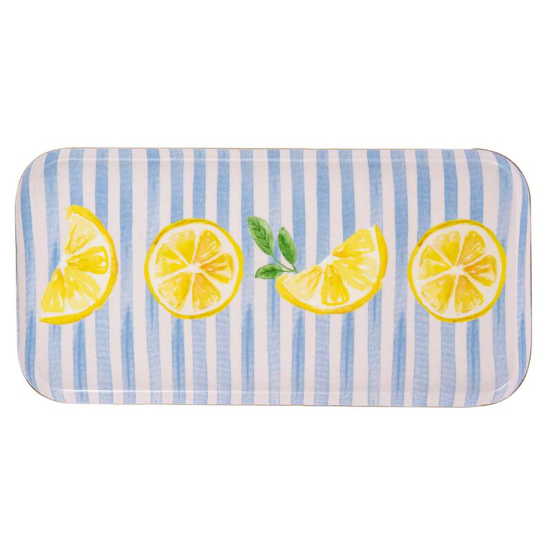 Ladelle Capri Rectangular Metal Tray image number 0