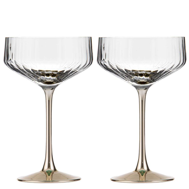 Tempa Valentina Clear 2pk Coupe Glass image number 0