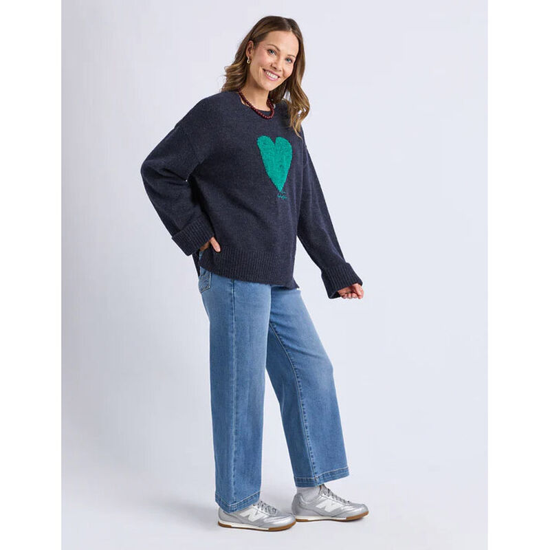 Elm Intersia Heart Knit image number 3