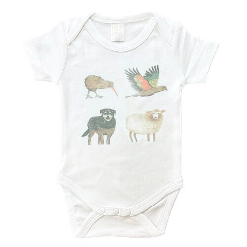 HRB Jacobi Kiwi Crew Short Sleeve Bodysuit