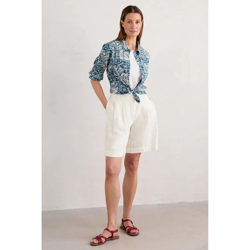 Seasalt Cornwall Larissa Shirt Helford Birds Ocean Drift image number 3