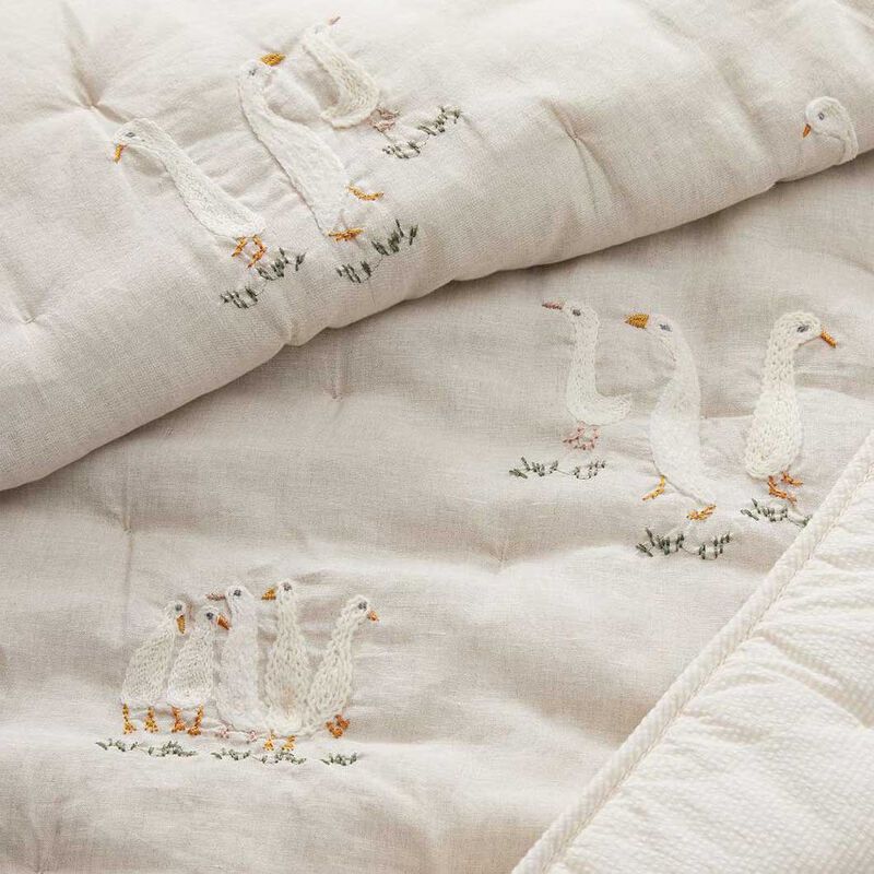 Pottery Barn Kids Darby Duckling Blanket image number 1