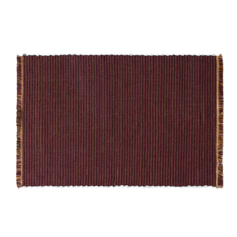 Citt&agrave; Albers Striped Placemat Saffron/Merlot 45.5x30cm image number 0