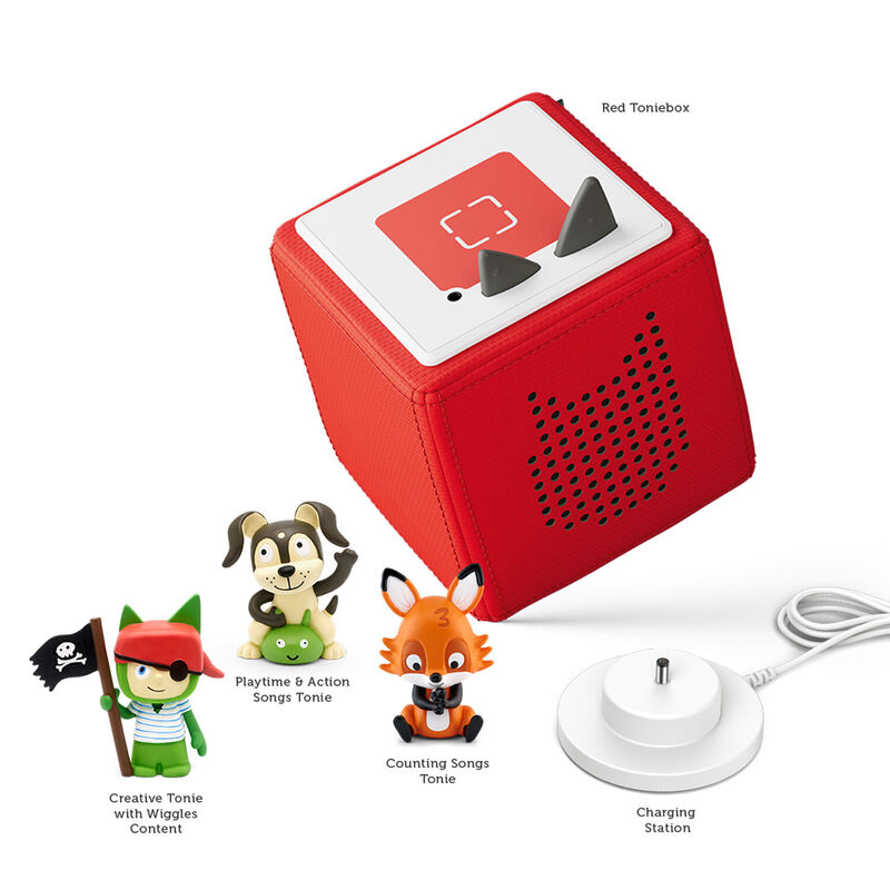 tonies Red Bundle: Red Toniebox & Three Audio Characters | Ballantynes ...