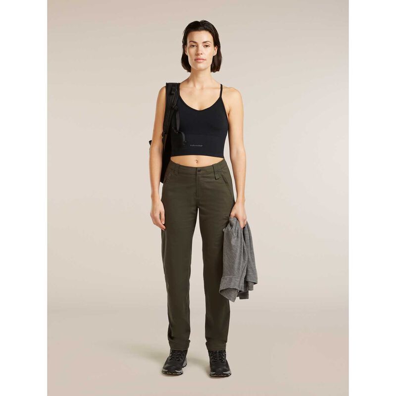 Icebreaker W Merino Blend 260 Seamless Rib Strappy Tank image number 2