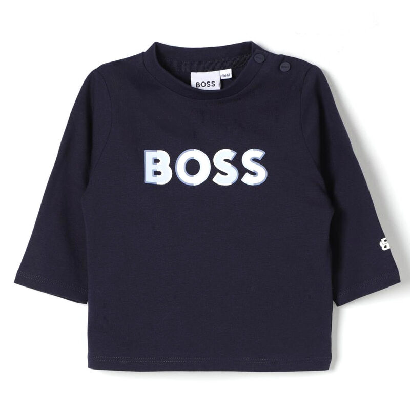 BOSS Snap Closure T-Shirt 6M - 18M image number 0