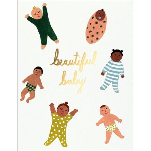 Vevoke Foil Card Beautiful Baby