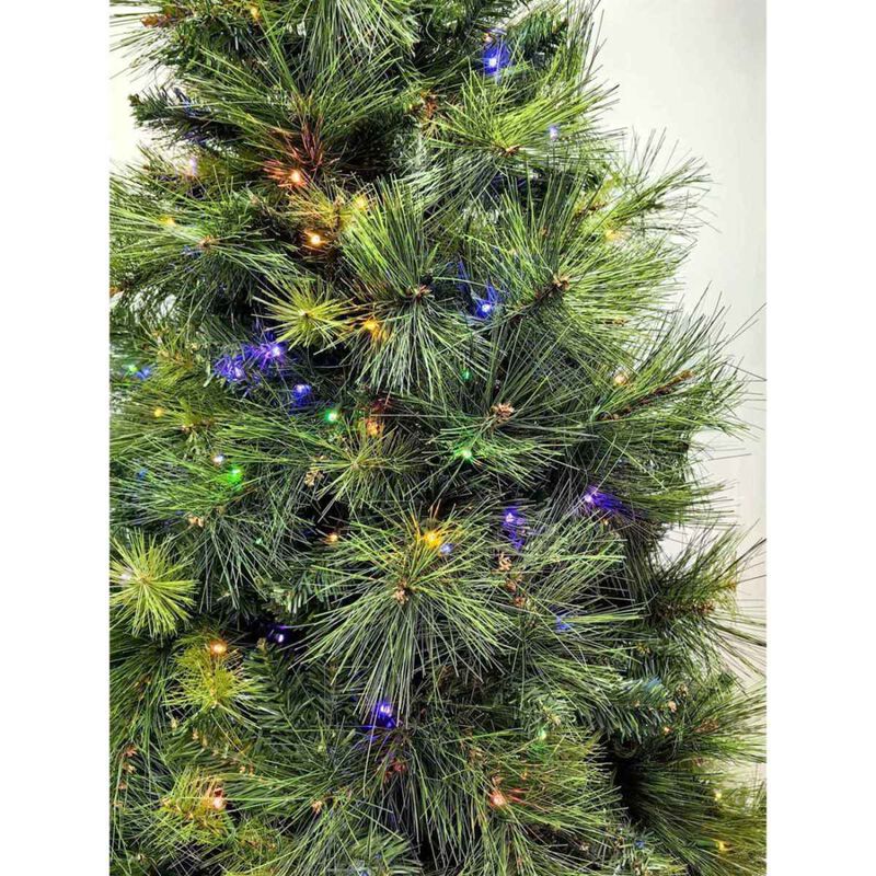 7.5 Foot Luxury Mixed Green Pine Tree x 1700 & 700 Lights image number 2