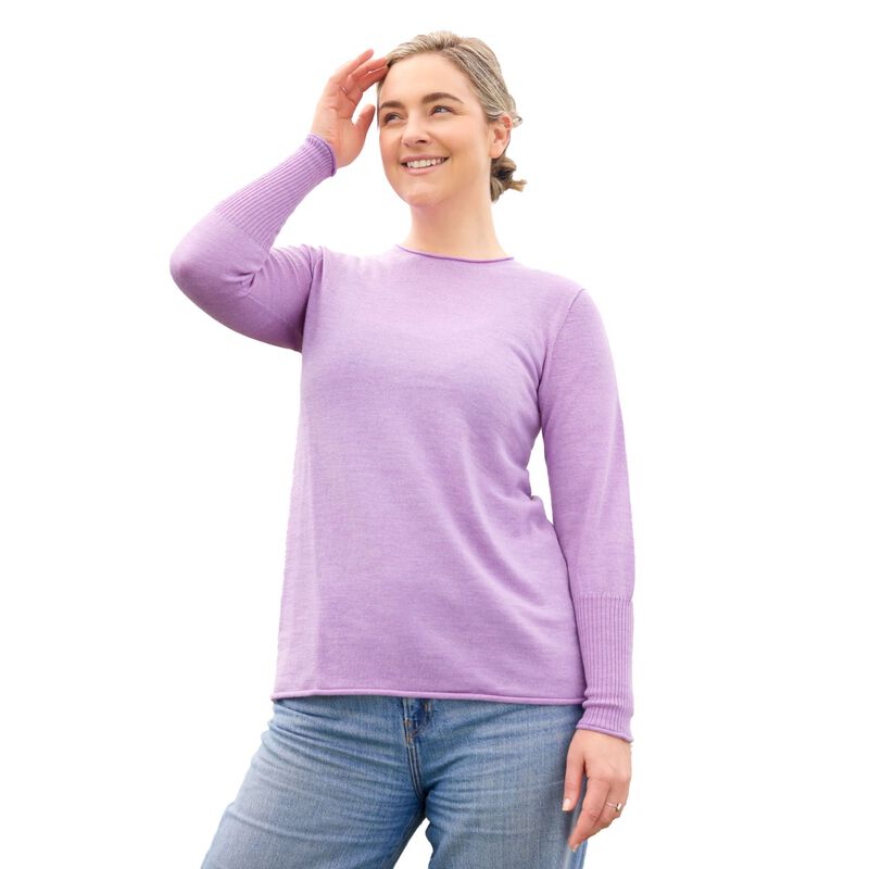Royal Merino A-Line Crew Neck Jumper image number 2