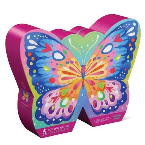 Croc Creek 36 Piece Foil Puzzle - Butterfly Garden