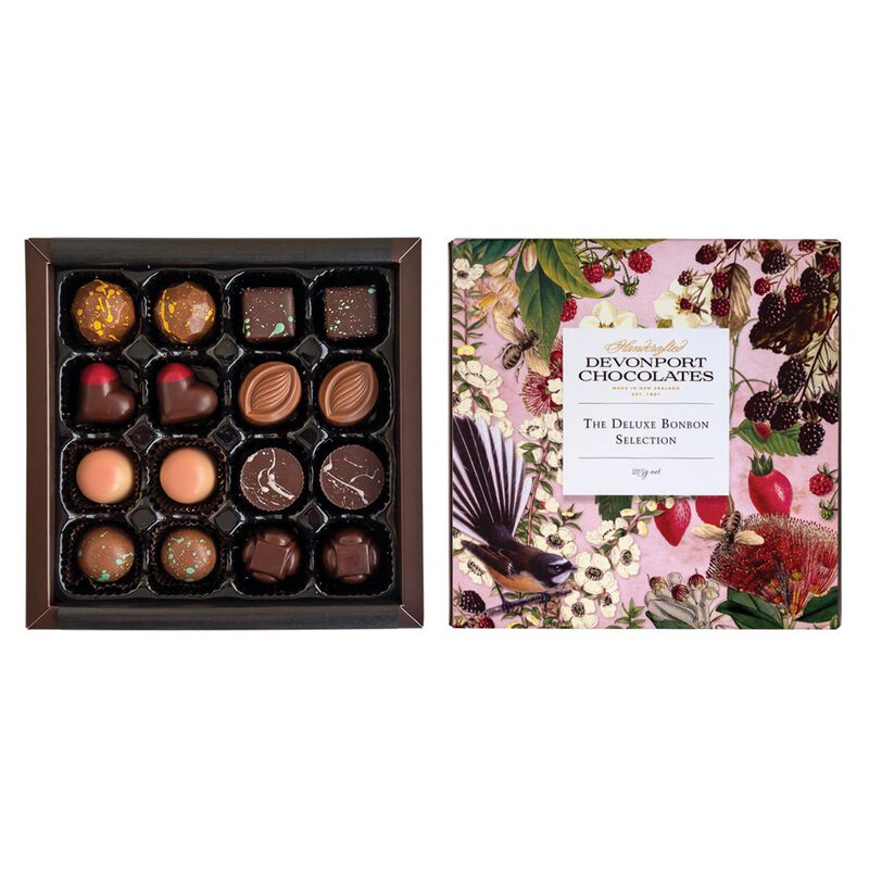 Devonport Chocolates Vintage Kiwiana Deluxe Bonbon Selection 215g image number 0