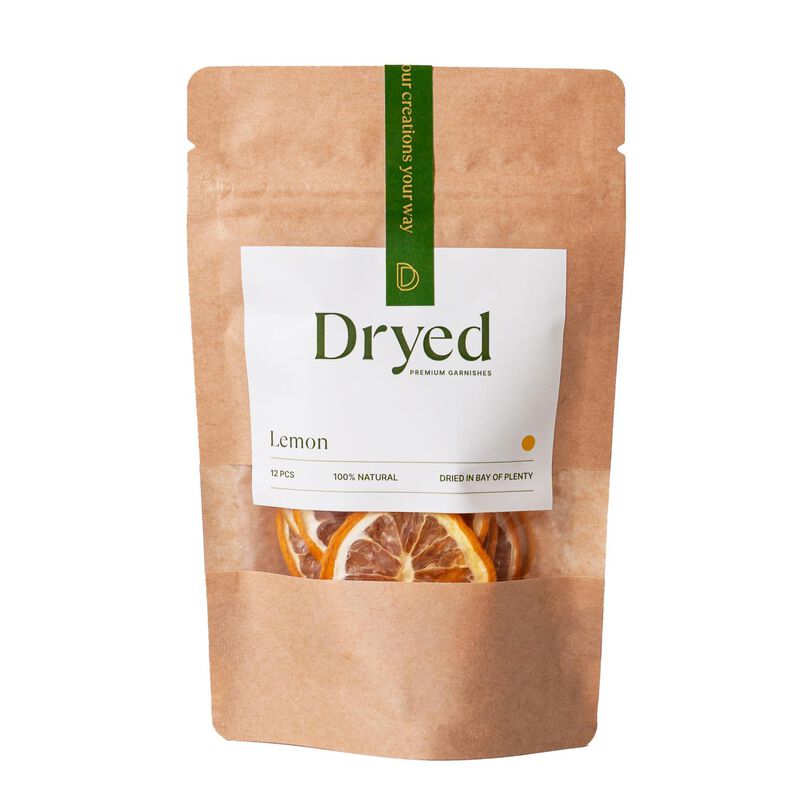 Dryed Premium Garnishes 12pc Pouch Lemon image number 0