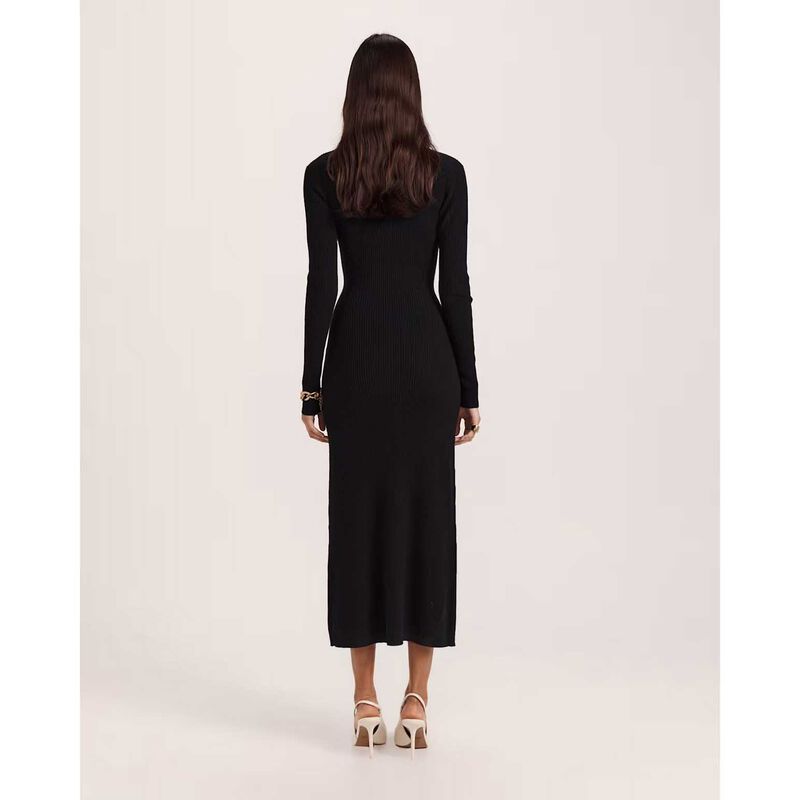 SABA Elle Wrap Knit Dress image number 5