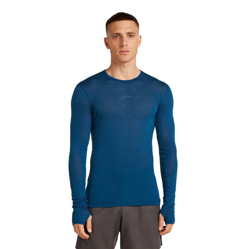 Icebreaker M Merino Blend 75 Cool-Lite™ Featherlight™ Long Sleeve Crewe image number 8