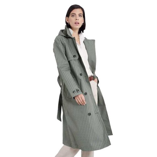 Seasalt Cornwall Penweathers Trench Coat Heath Gingham