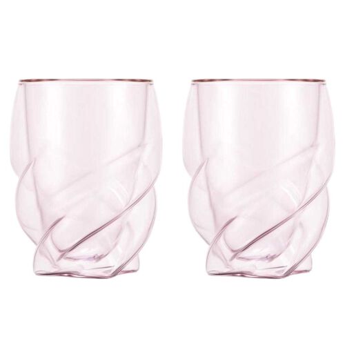 Bodum Pavina Paris 2Pc Double Wall Glass 0.27L - Rose