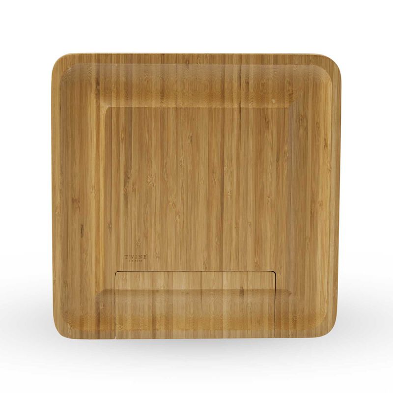 Four Piece Bamboo Cheese Board And Knife Set By Twine® image number 3