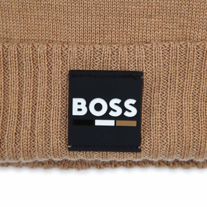BOSS Knitted Fold-Up Beanie T2 - T4 image number 2
