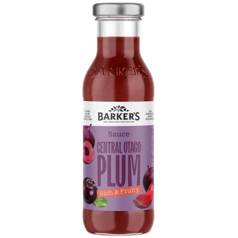 Barker's Central Otago Plum Sauce 325g image number 0