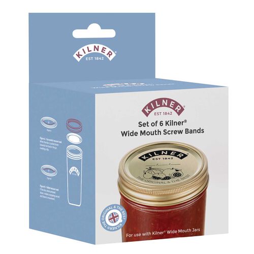 Kilner Wide Mouth Jar Screw Bands