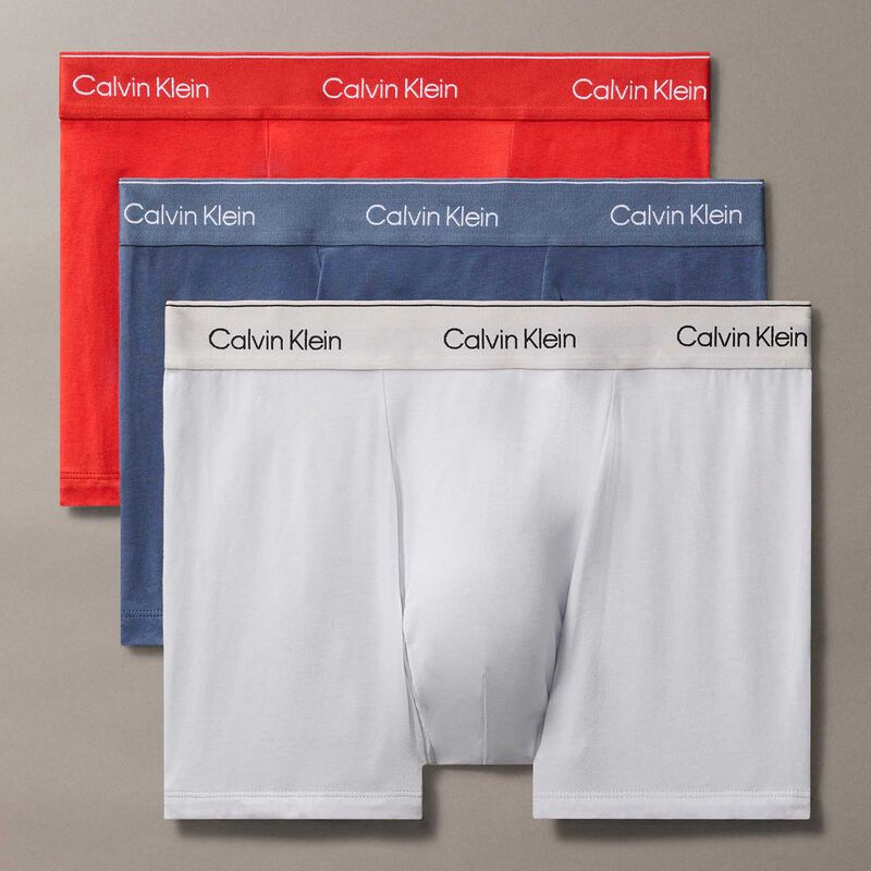 Calvin Klein Icon Cotton Stretch Relaxed Trunks - 3 Pack image number 1
