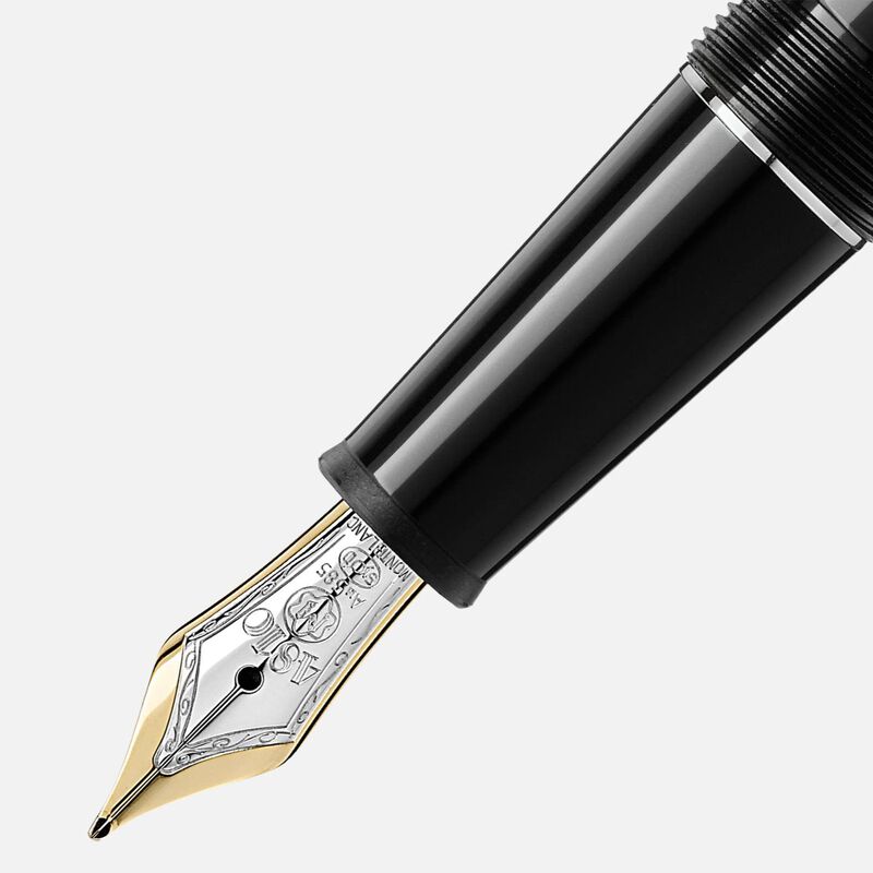 Montblanc Meisterst&uuml;ck Platinum-Coated Classique Fountain Pen image number 2