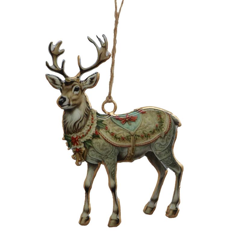 French Country Margo Embellished Hanging Deer image number 0