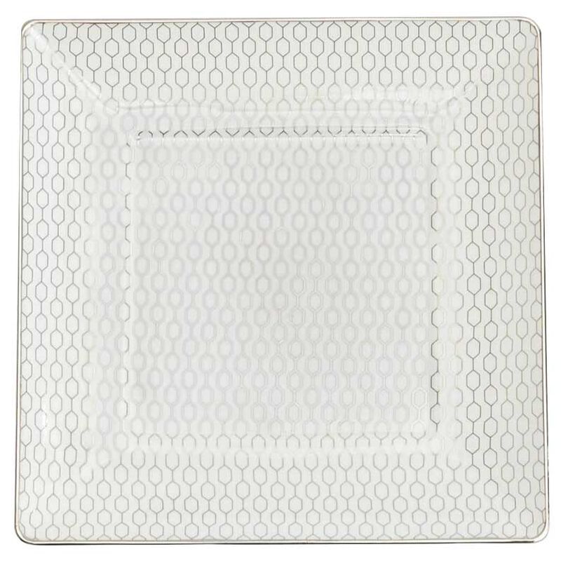 Wedgwood Gio Platinum Square Plate 14cm Set of 2 image number 0