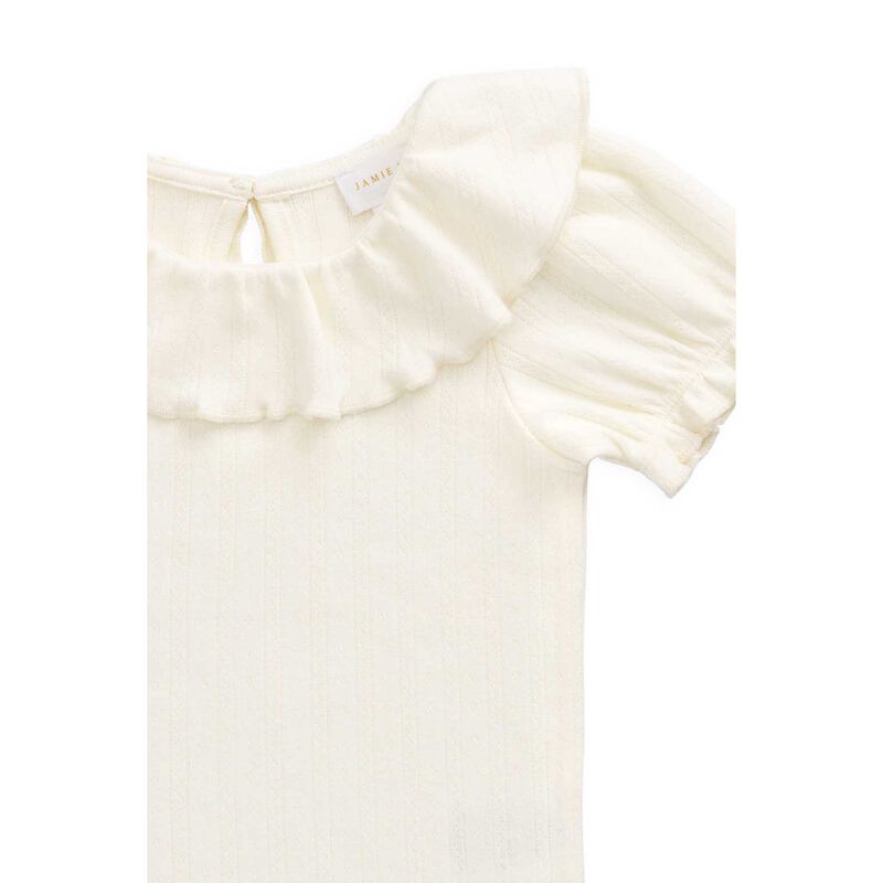 Jamie Kay Organic Cotton Pointelle Marlene Top 6M-2Y image number 1