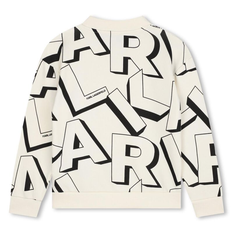 Karl Lagerfeld Printed Jersey Sweatshirt 10Y - 16Y image number 3