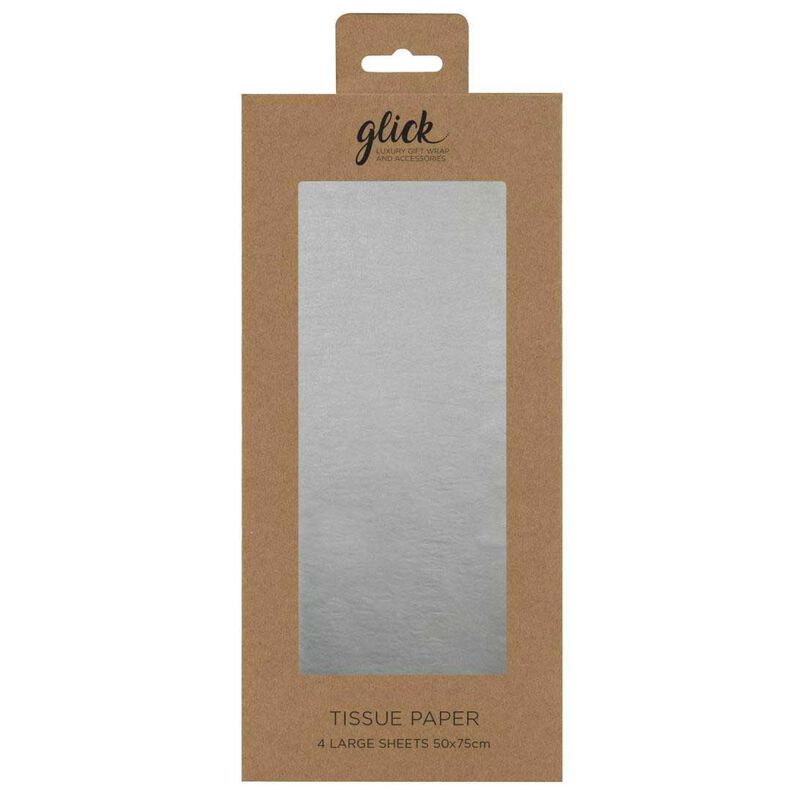 Image Gallery Plain Silver Tissue image number 0