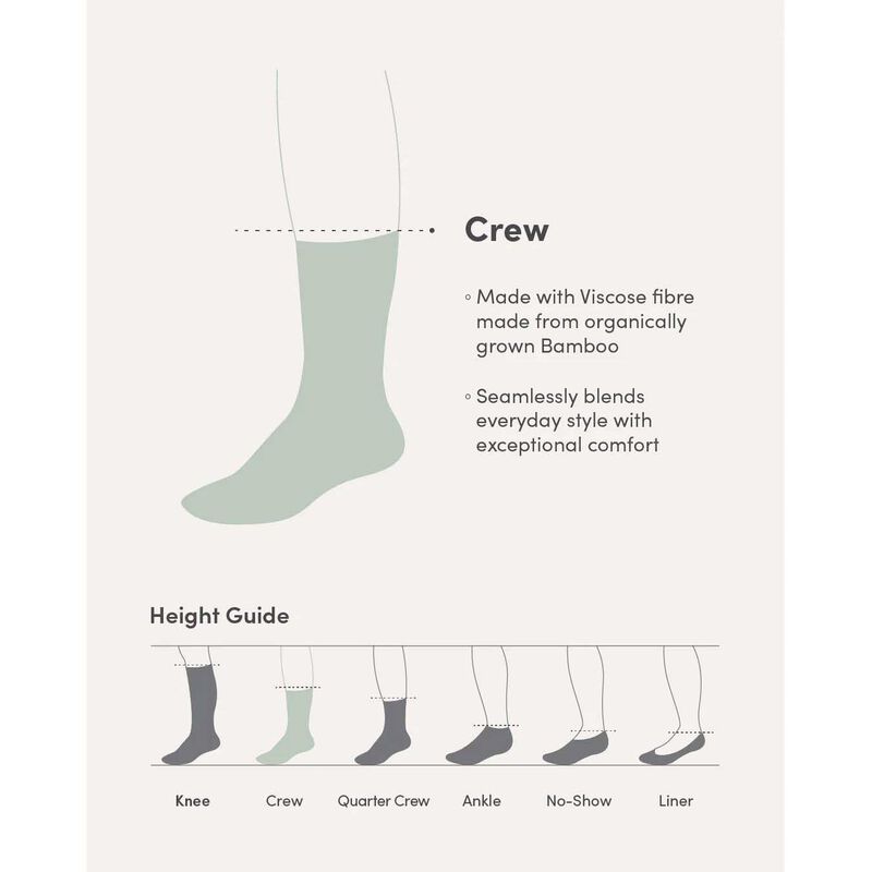 Boody Men's Crew Boot Socks image number 1
