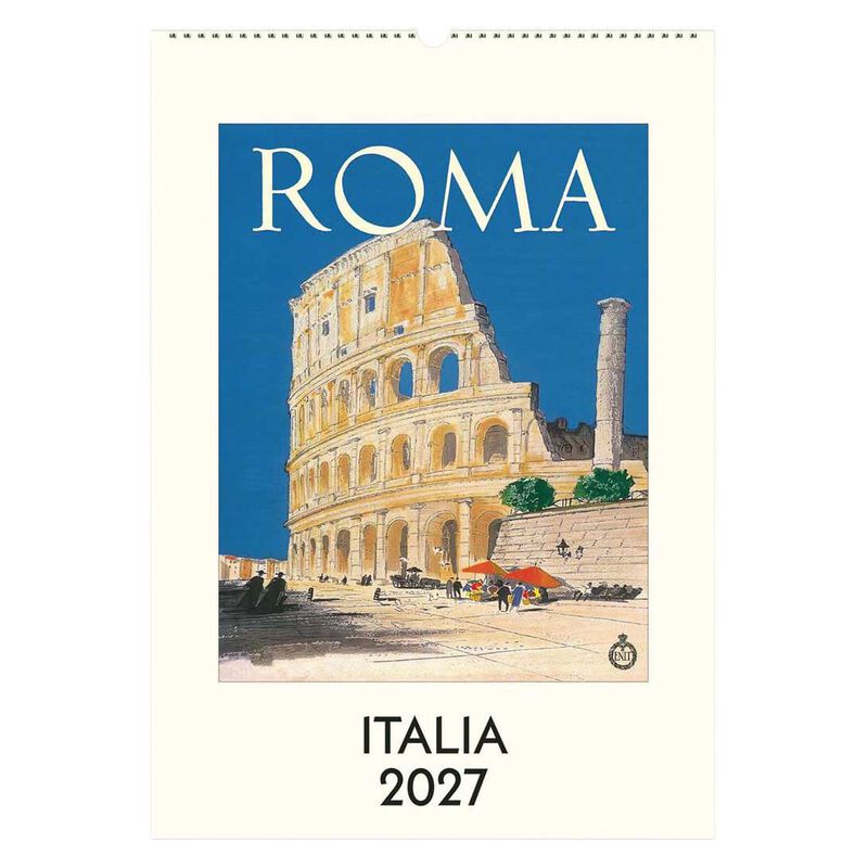 Cavallini Italia Wall Calendar 2027 image number 0