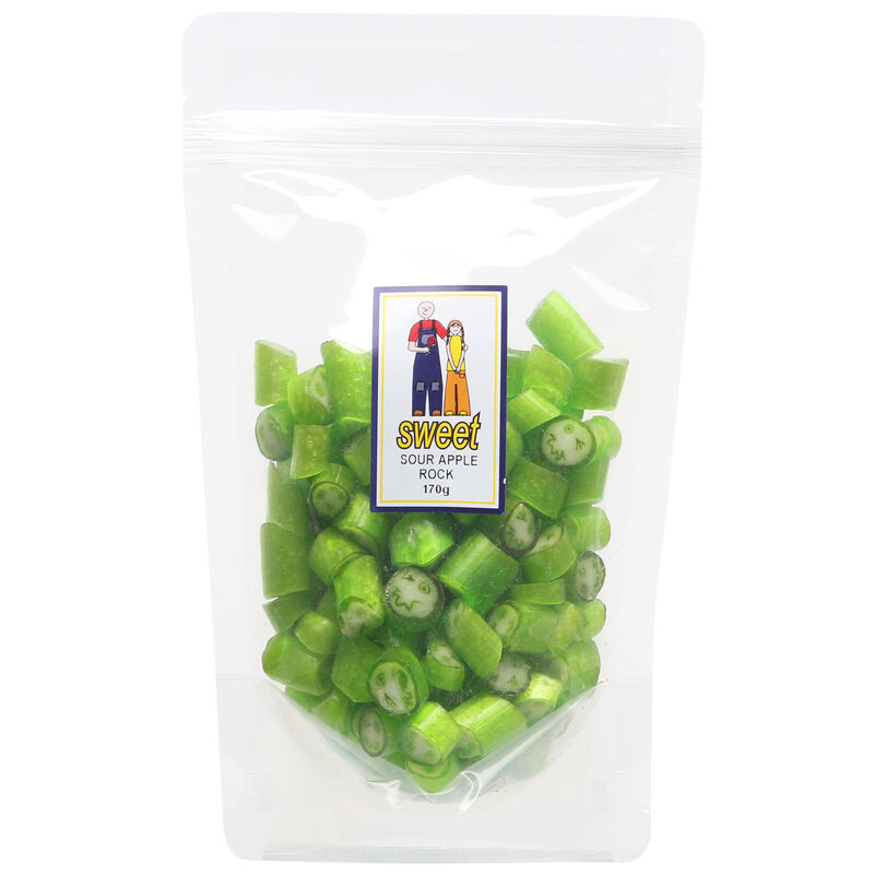 Sweet Sour Apple Rock Bag 170g image number 0