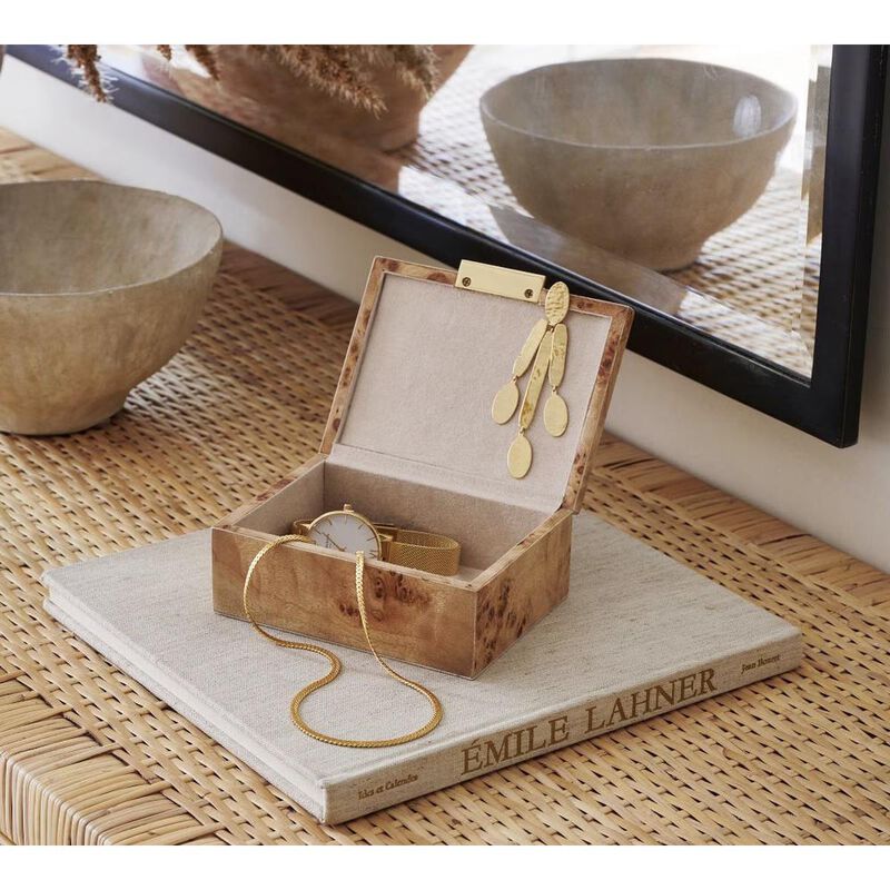 Pottery Barn Burlwood Small Jewellery Box image number 2