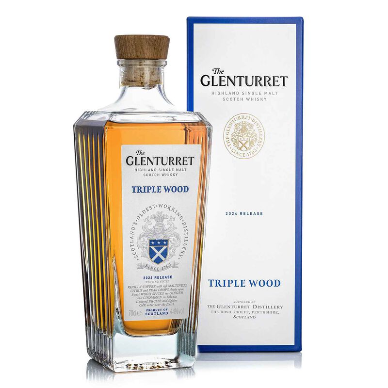 Glenturret Triple Wood Highland Single Malt Scotch Whisky ABV 45% 700ml image number 0