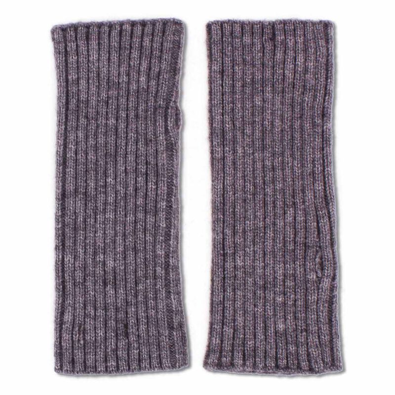 Morgan & Taylor Asha Rib Knit Fingerless Gloves image number 4