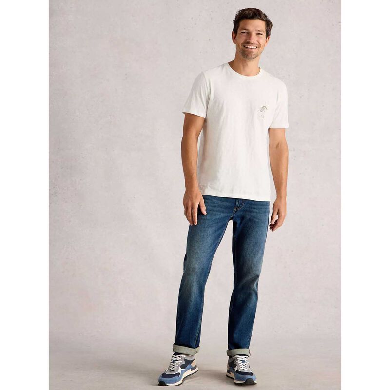 White Stuff Abersoch Graphic Gone Fishing Tee image number 3