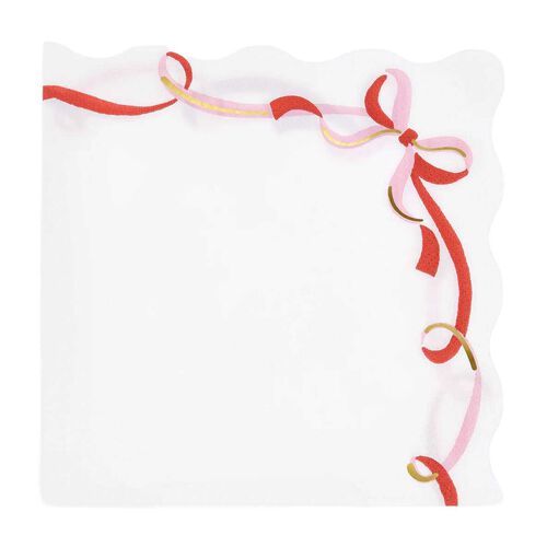 Meri Meri Ribbon Bow Large Napkins x 16