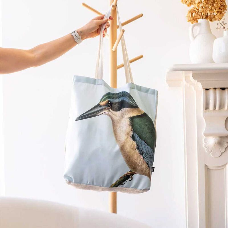 Hushed Kingfisher Shopping Bag image number 1