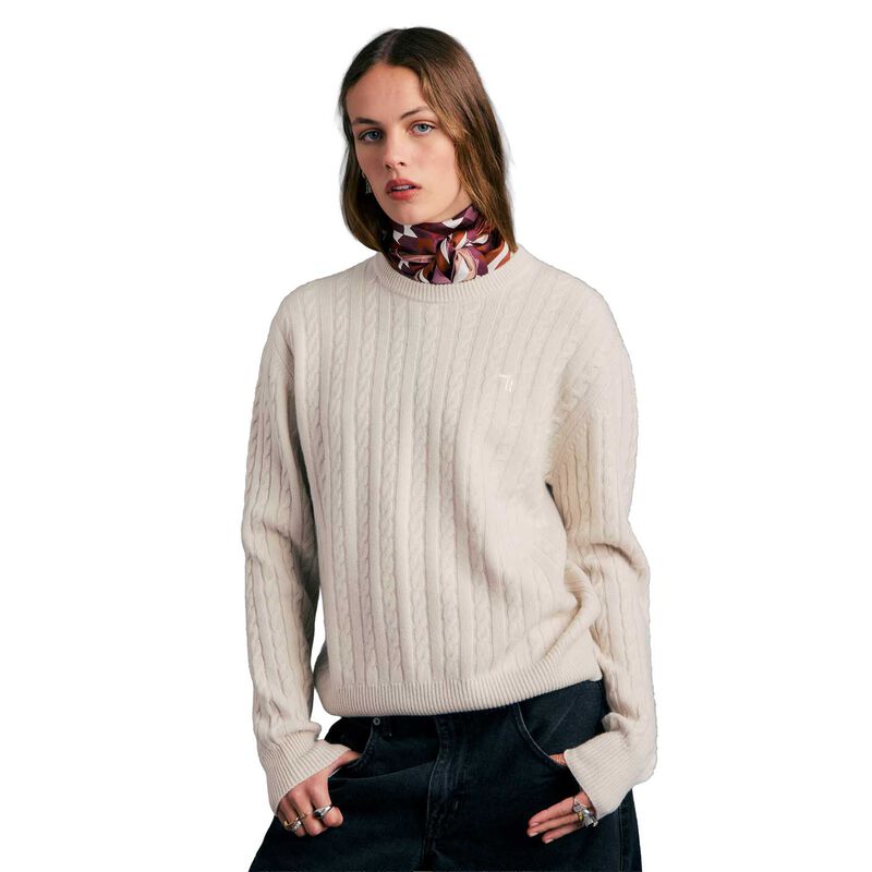 Karen Walker Classic Cable Knit Sweater image number 0