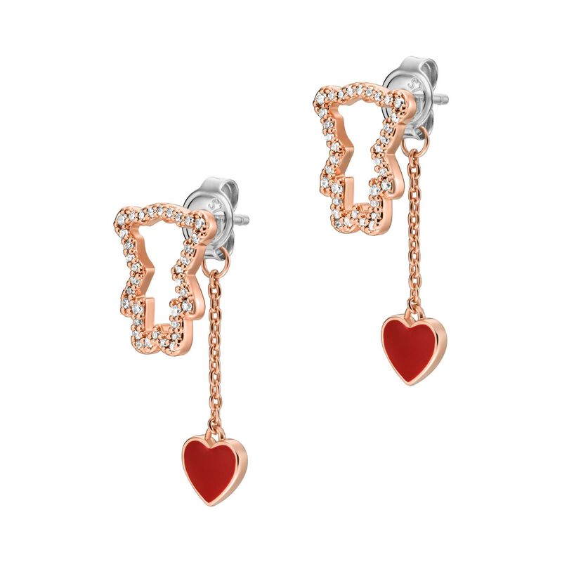 Emporio Armani 14K Rose Gold-Plated Brass Stud Earrings image number 1