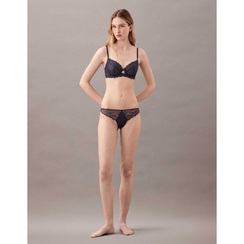 Calvin Klein Sensual Stretch Lace Thong image number 3