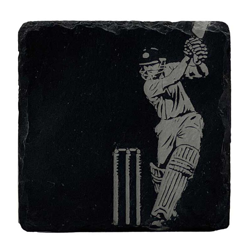 Selbrae House Single Slate Coaster - Cricket image number 0