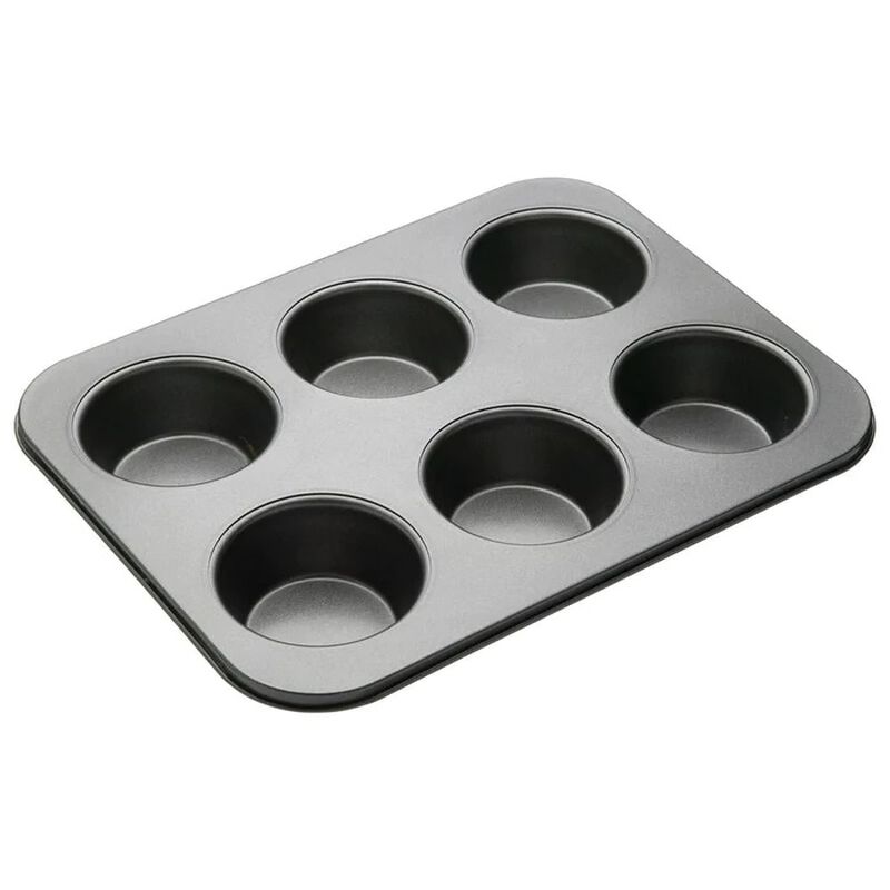 MasterCraft Heavy Base American Muffin Pan 6 Cup image number 0